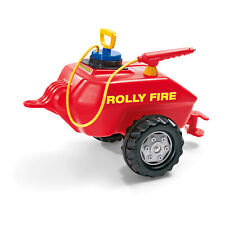 Rolly Toys Vacumax Fire Fassanhänger für Tretfahrzeuge, Pumpe, Spritze, 15 Liter