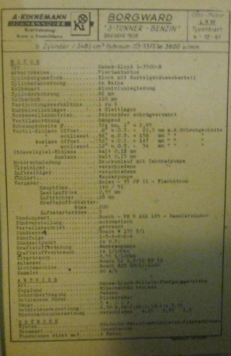 Borgward 3 tonner benzin - 3,