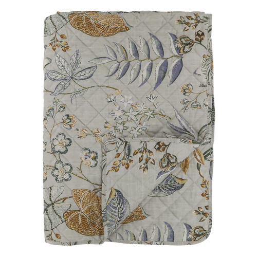 Plaid steppdecke opal - opal, grau