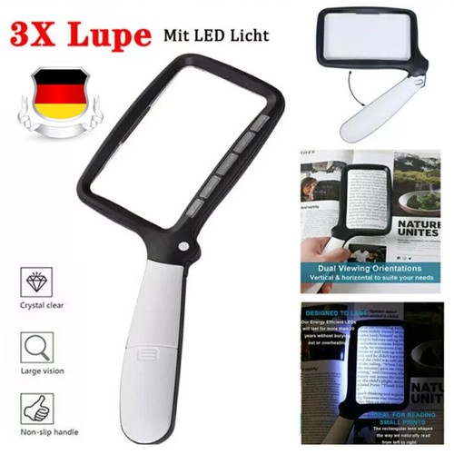 Leselupe mit licht - mit,