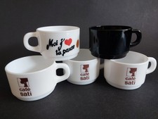 5 Arcopal Espressotassen