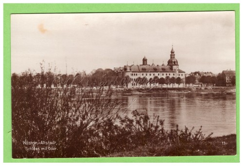 Alte ansichtskarte küstrin - alte,