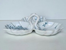 Diener Mit 3 Schalen Aus Gien Porzellan 19. Jahrhundert Landschaftsdekoration