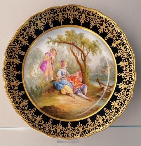 Meissen prunkteller - meissen,