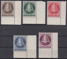 1951 Glocke links Mi 75-79 **