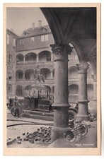 Stuttgart Feuerwehrauto Feuerwehrmann Motorspritze altes Schloß Brand 1931