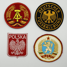 Aufnäher Patch Vintage – DDR DFB CCCP BRD Polen Bulgarien | Fan Fußball Emblem