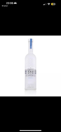 Belvedere vodka - belvedere,
