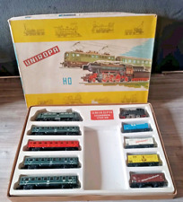 Konrad Dressler H0 -Zugset Dampflok 500, E-Lok,4x Personenwagen 4xGüterwagen-OVP