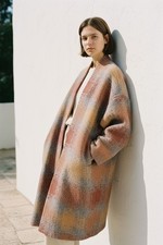 Damen Wollmantel ohne