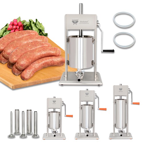 Wurstfüller edelstahl manuell - edelstahl,
