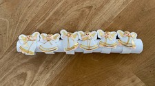 6 Stoff Serviettenringe Engel
