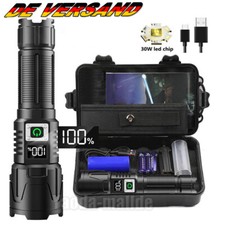 99000000LM Taschenlampe LED Taktisches Fackel Arbeitslicht Aufladbar 5000 Meter