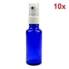 Sala Blauglasflasche DIN 18 Pumpzerstäuber Apothekerflasche 10 x 30 ml