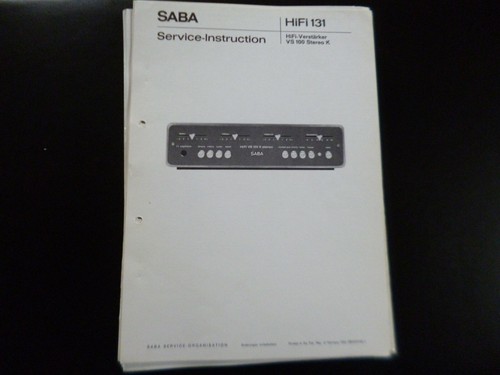 Original service manual - service,