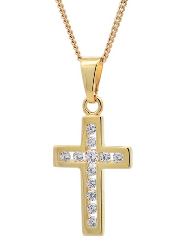 Anhänger kreuz mit massiver - kreuz,