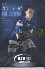 Autogramm Andreas Nilsson Handballspieler HSV Originalunterschrift