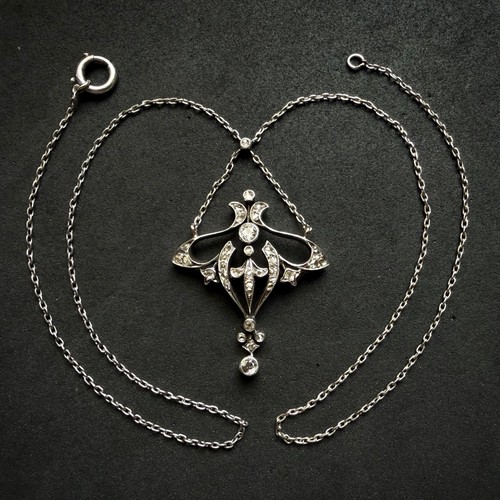 Jugendstil collier anhänger - jugendstil,
