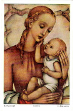 Fleißbildchen Heiligenbild