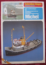 Alter Schreiber-Bogen Kartonmodellbau Hafen- und Seeschlepper 1:200