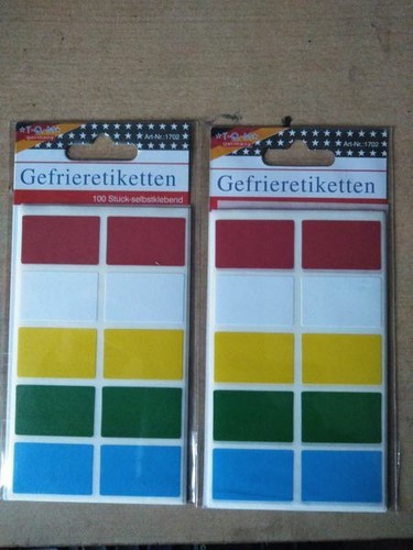 100 tiefkühletiketten - 100,