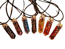 Orgon Orgonit 7 Chakra Anhänger mit Kordel Halskette verschiedene Sorten