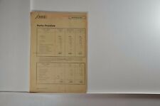 DKW Motorräder Motorroller Preisliste 1955 RT 125 175 200/2 250/2 350 Hobby