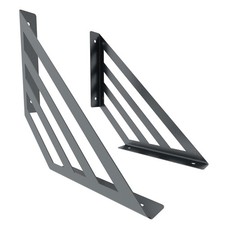 2x sossai® Design Stahl