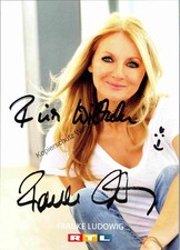 Original Autogramm Frauke Ludowig RTL /// Autogramm Autograph signiert si 350289