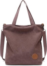 Canvas Schultertasche Damen