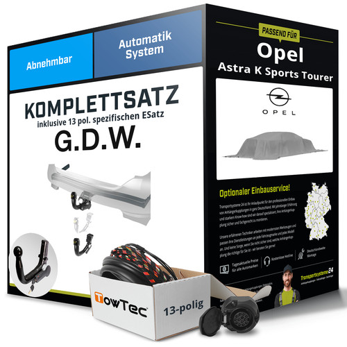 Anhängerkupplung abnehmbar