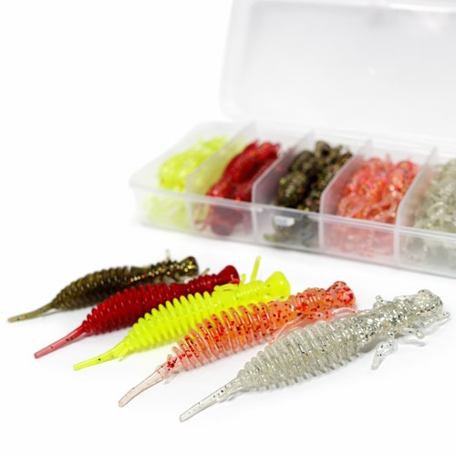 Forellen gummiköder set 40x - gummiköder,