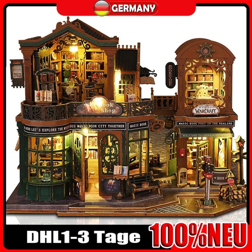 Led diy miniatur haus - led,