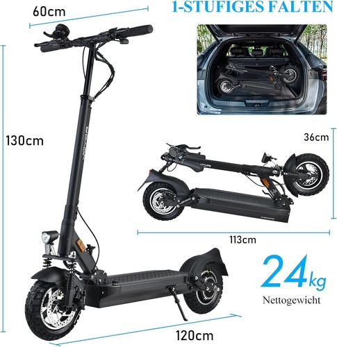 Joyor y8s elektroroller 500w - joyor,