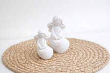 2er Set Deko Engel weiß –