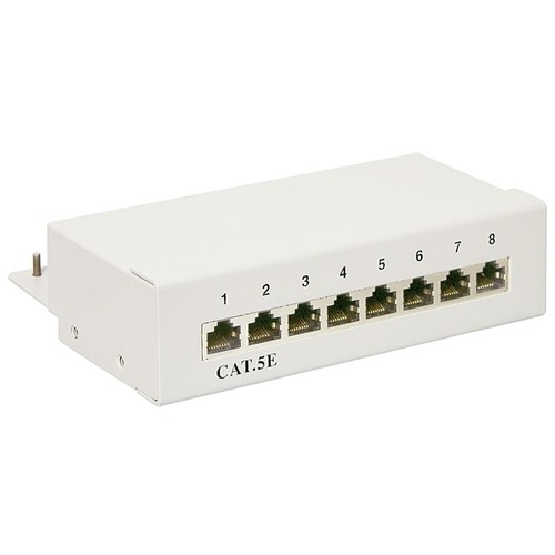 8fach rj45 cat5e verteiler - 8x,