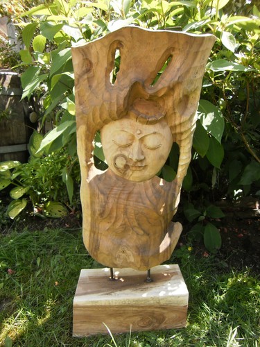 Buddha holzbuddha holzfigur - buddha,