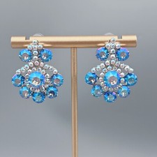 Eleganz-funkelnde Ohrringe mit Swarovski® Kristall Geschenk Neu