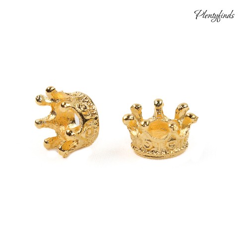 Miniatur metall krone - miniatur, neu