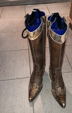 Cowboystiefel aus echtem Leder