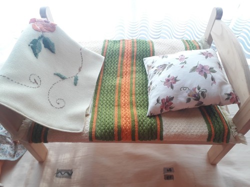 Puppenbett mit zubehör - mit,