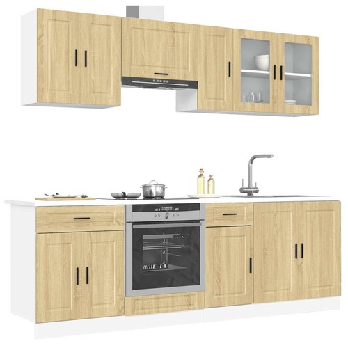 Tlg küchenschrank set - 8-tlg.,