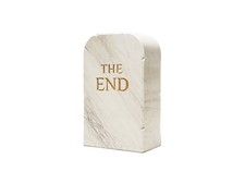 Hocker The End Weiß Limited