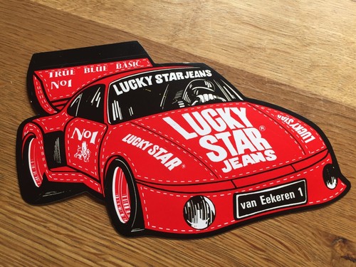 Aufkleber lucky star jeans - aufkleber,  lucky