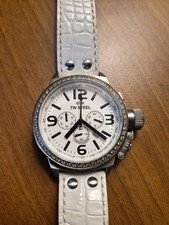 tw steel chronograph weiss mit