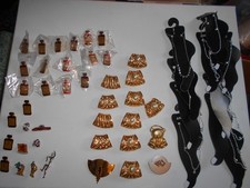 50  Teile  Modeschmuck Pins, Schalhalter, Fußketten Flohmarkt (D1)