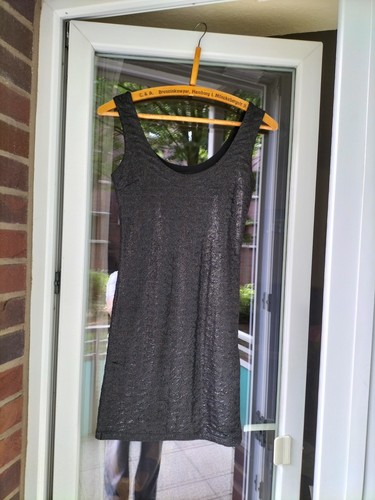 Amisu schwarzes damen kleid - schwarzes,