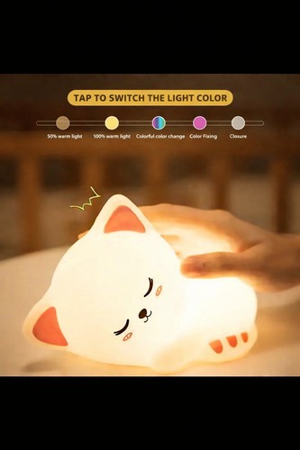 Niedliche katzen nachtlampe - niedliche, katzen-nachtlampe
