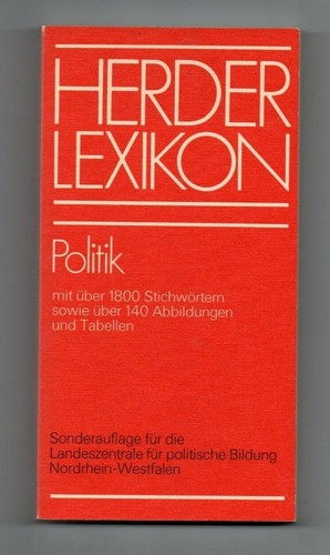 Herder lexikon politik - lexikon,