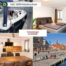 8 Tage Urlaub in der FeWo Burke am Yachthafen in Waren (Müritz) inkl. Kajütboot